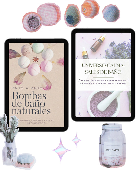 Kit de Ebooks: Sales y Bombas de Baño Artesanales 🛁